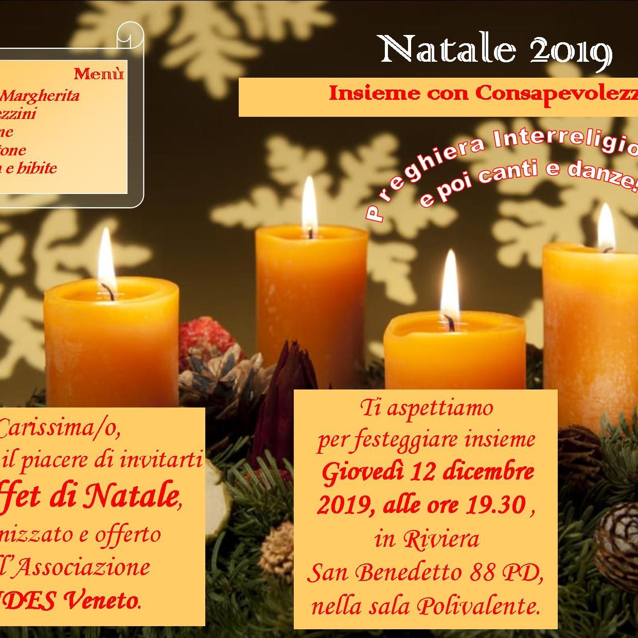 Buffet DI NATALE 2019 invito